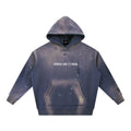 GR8 Unisex Vintage Washed Frayed Fleece Hoodie