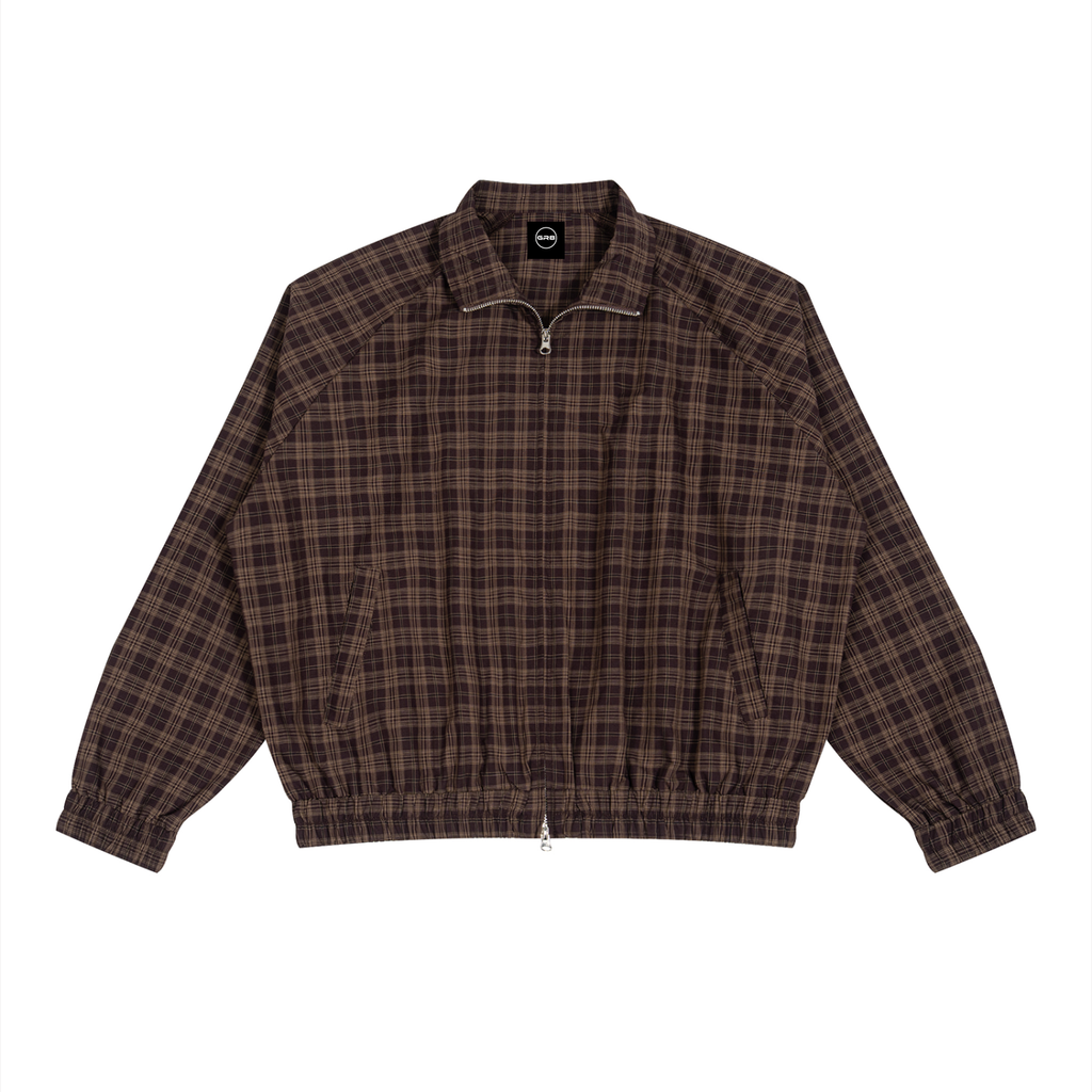GR8 Unisex Plaid Full-Zip Track Jacket