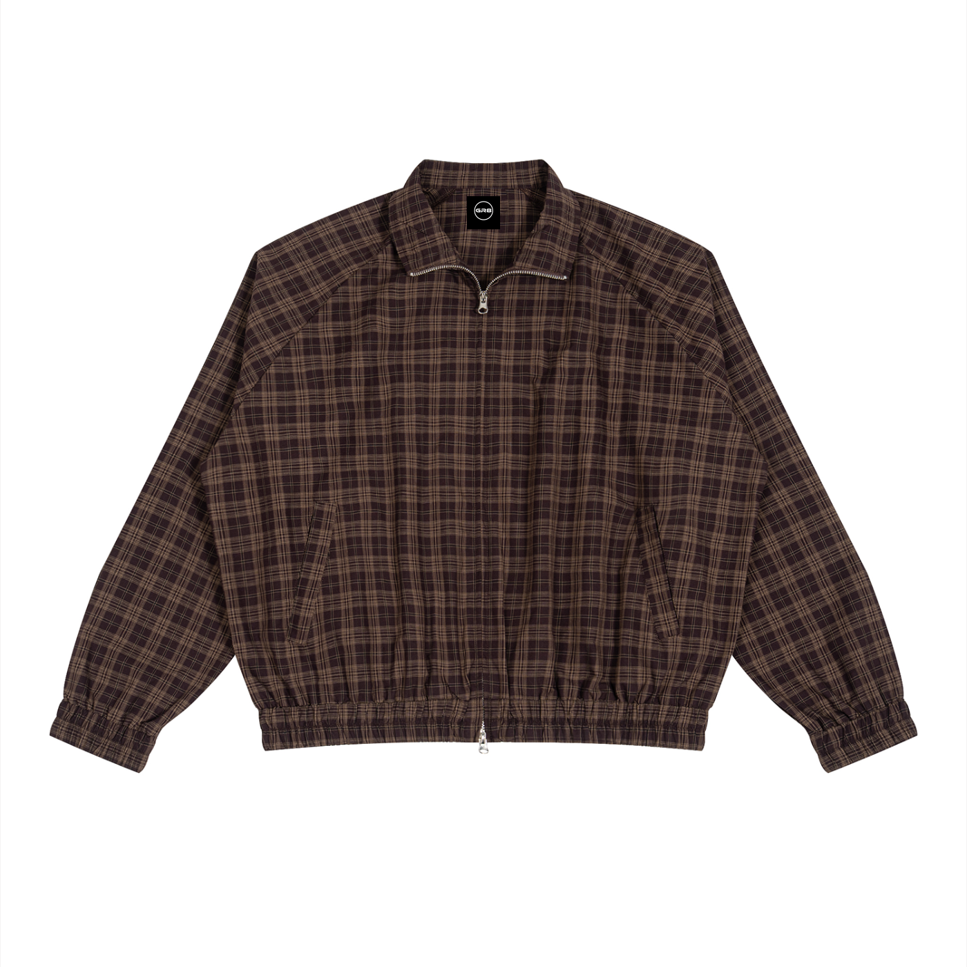 GR8 Unisex Plaid Full-Zip Track Jacket