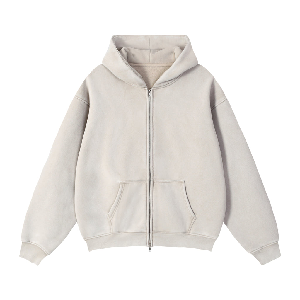 GR8 Zip-Through Boxy Fleece Jacket