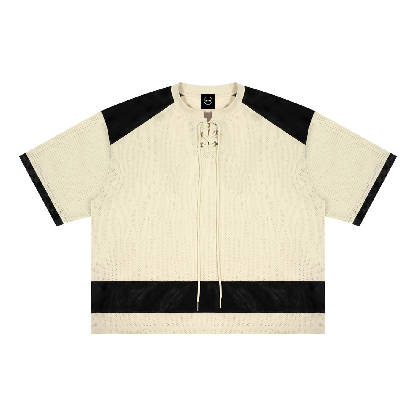 GR8 Unisex Raglan Sleeve Mesh Boxy T-Shirt