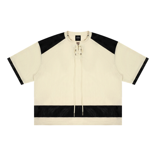 GR8 Unisex Raglan Sleeve Mesh Boxy T-Shirt