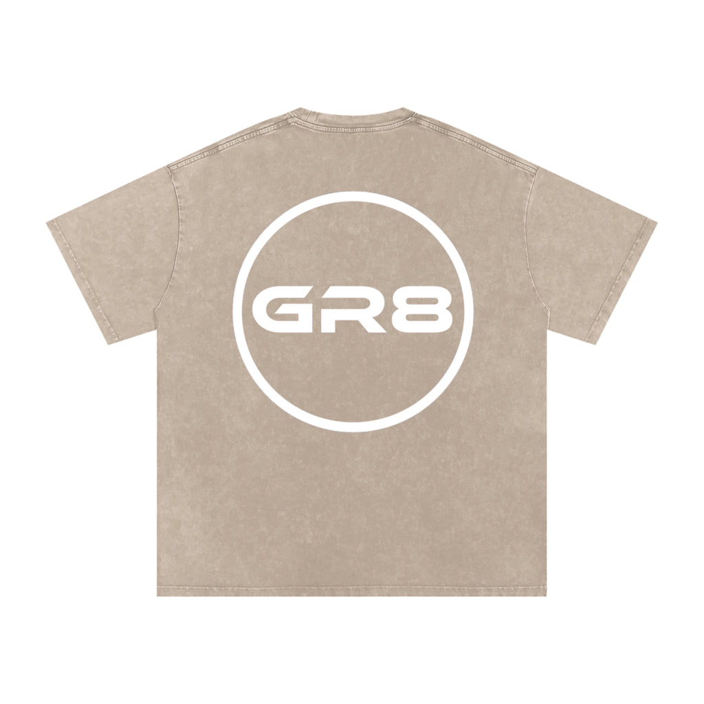 GR8 Snow Washed Oversized Cotton T-Shirt