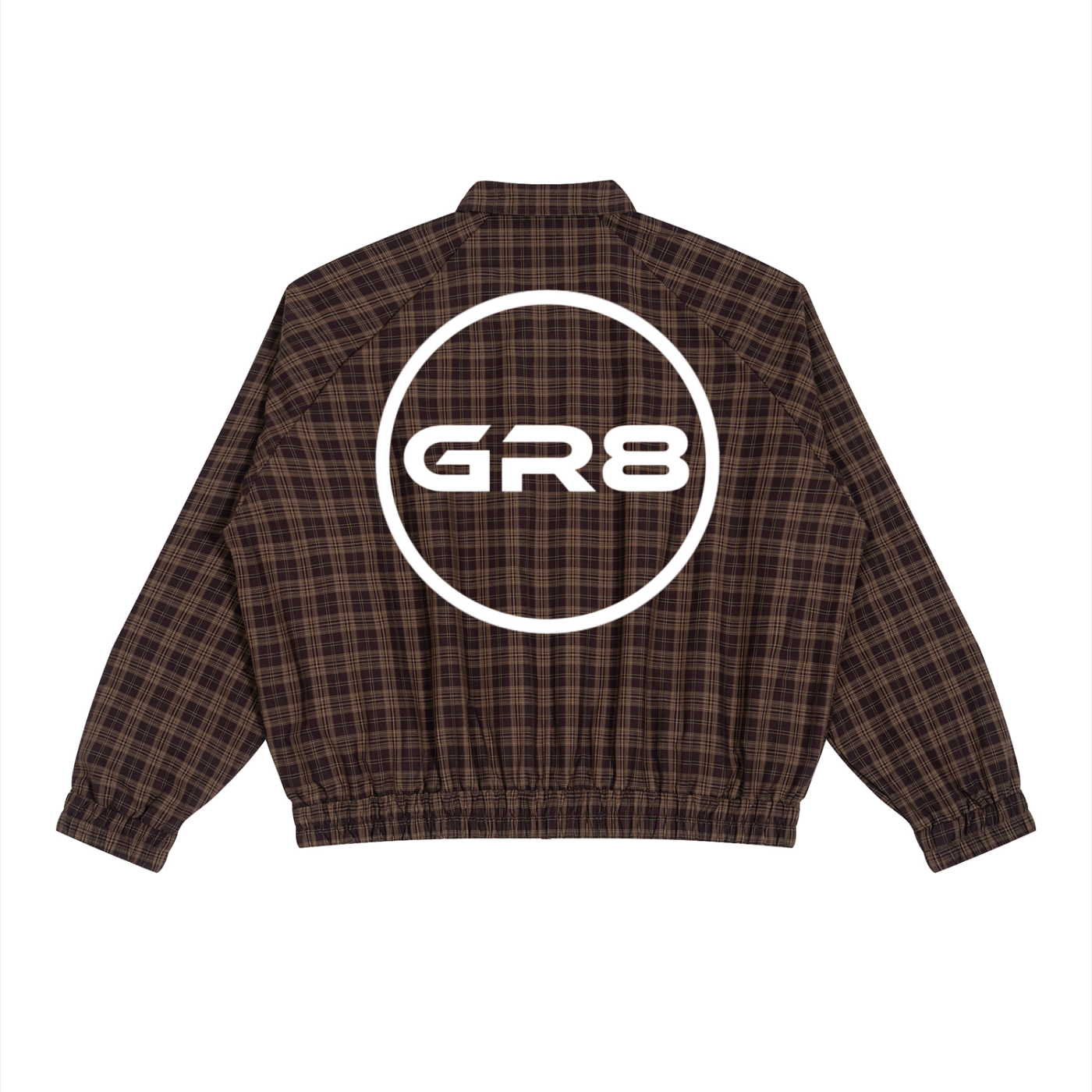GR8 Unisex Plaid Full-Zip Track Jacket
