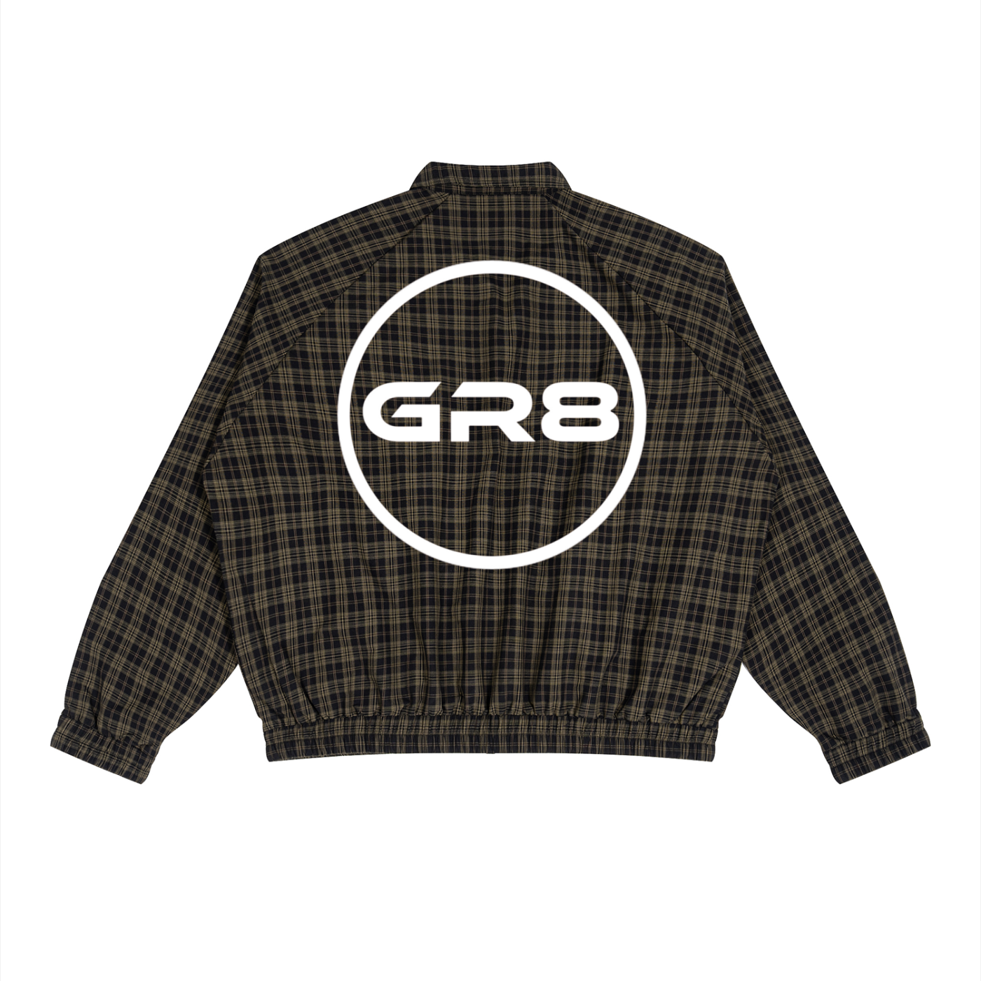 GR8 Unisex Plaid Full-Zip Track Jacket