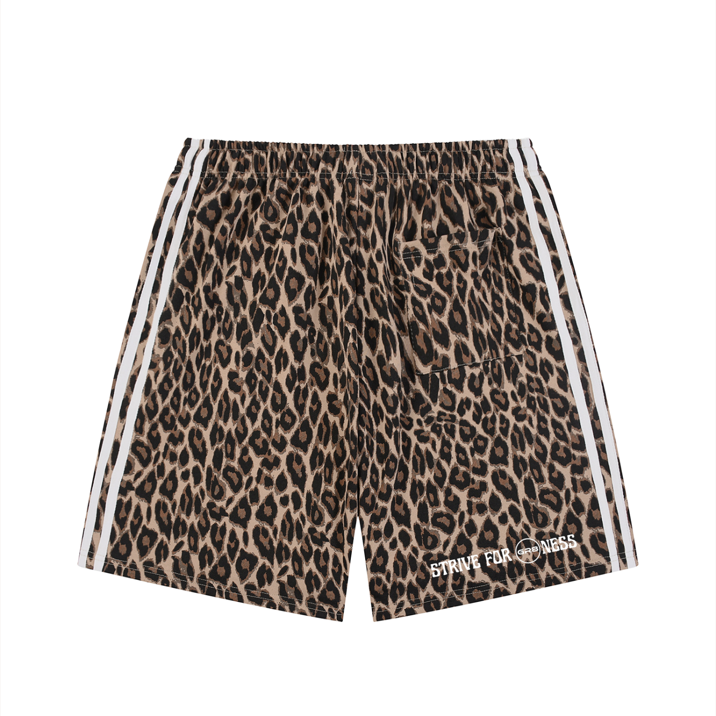 GR8 Unisex Heavyweight Leopard Drawstring Shorts