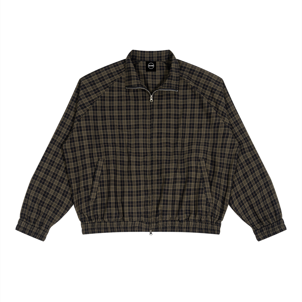 GR8 Unisex Plaid Full-Zip Track Jacket