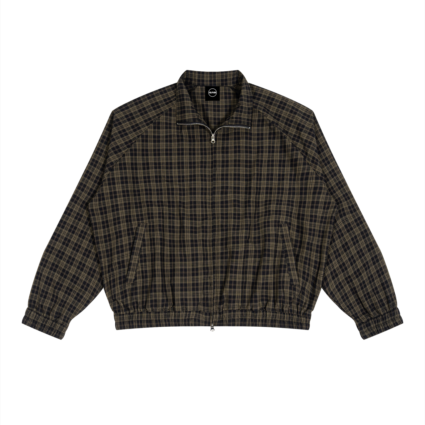 GR8 Unisex Plaid Full-Zip Track Jacket