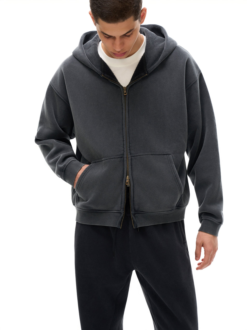 GR8 Zip-Through Boxy Fleece Jacket