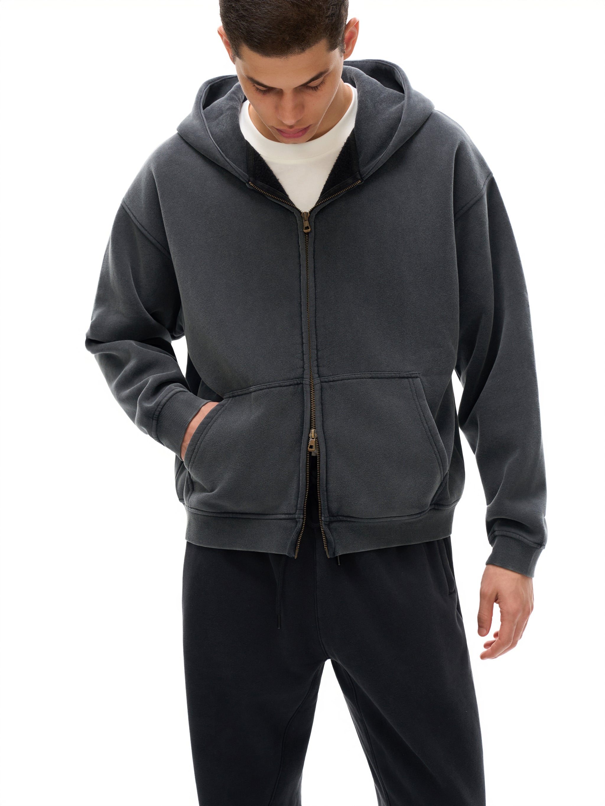 GR8 Zip-Through Boxy Fleece Jacket