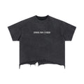 GR8 Vintage Wash Boxy Distressed Hem T-Shirt