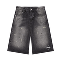 GR8 Men’s Vintage Wash Wide Leg Denim Shorts