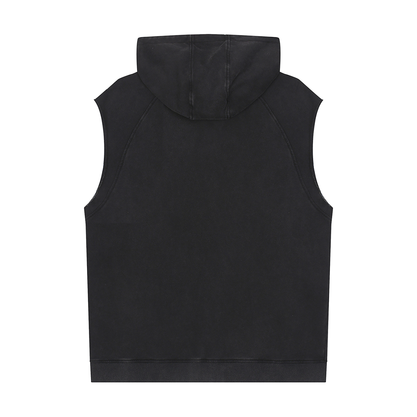 GR8 Mens Snow Washed Sleeveless Hoodie